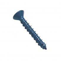 Powers Fasteners DFM12760 Tapper+ 2760SD 1/4" x 1-1/4" Concrete Screw Anchors with Phillips Flat Head (100/Box)