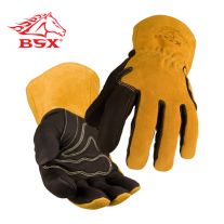 Black Stallion BM88XL BSX Premium Grain Pigskin Cowhide Back MIG Welding Gloves, Size X-Large