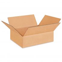 Box Partners 14124 14 x 12 x 4 Flat Corrugated Boxes