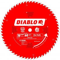 Diablo D1660X 16-5/16" x 60 Teeth Per Inch x 1" Fine Finish Beam Saw Diablo Circular Blade